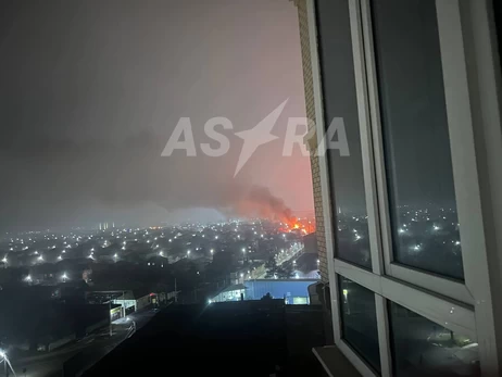 В Ростове дрон атаковал танкер – судно горело несколько часов