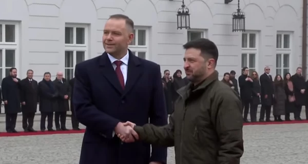 Зеленский встретился в Варшаве с Навроцким