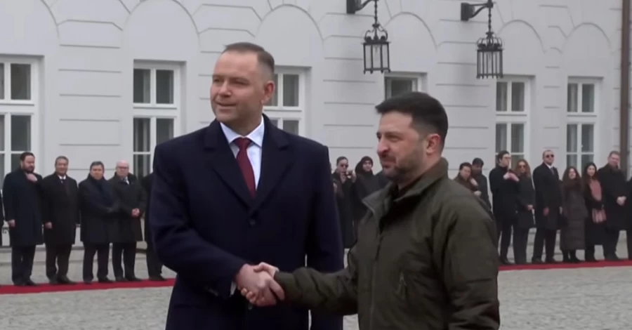 Зеленський зустрівся у Варшаві з Навроцьким