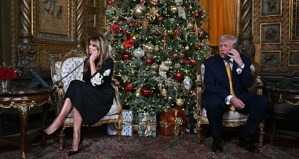 Трамп поспілкувався з дітьми та привітав з Різдвом всіх, “включаючи покидьків”