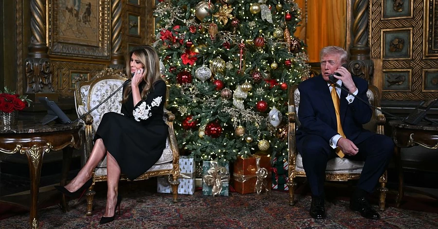 Трамп пообщался с детьми и поздравил с Рождеством всех, 