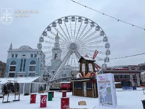 Прокуратура просит суд запретить эксплуатацию аварийного колеса обозрения на Контрактовой площади