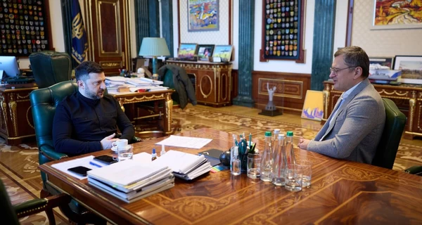 Зеленський на тлі хвилі призначень зустрівся з ексглавою МЗС Дмитром Кулебою