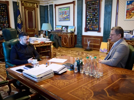 Зеленский на фоне волны назначений встретился с экс-главой МИД Дмитрием Кулебой