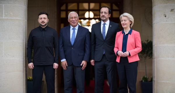 Зеленський зустрівся з лідерами ЄС на Кіпрі - говорили про бойову авіацію та перемир'я