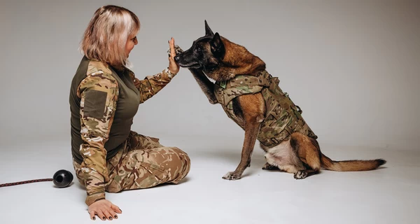 Кінологиня, яка створила перший в Україні бронежилет для собак: Хотіла захистити свого собаку