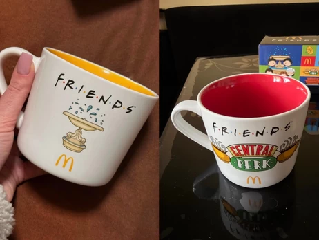 У McDonalds появились чашки с символикой 