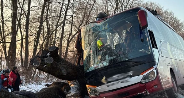 На Львовщине попал в ДТП автобус 