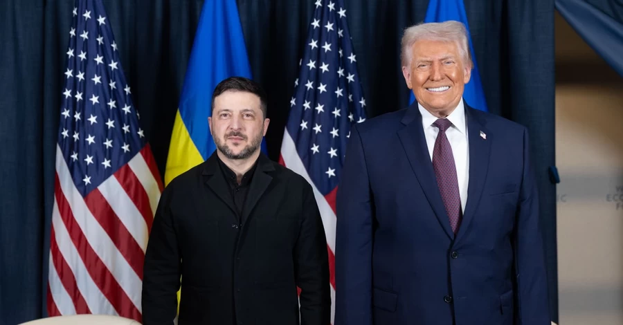 Трамп після зустрічі із Зеленським у Давосі передав меседж Путіну: війна повинна закінчитися