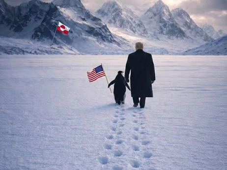 Білий дім відреагував на глузування через картинку Трампа з пінгвіном