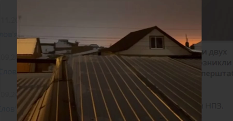 У російському Слов’янську-на-Кубані після атаки дронів палає НПЗ та пошкоджено інфраструктуру