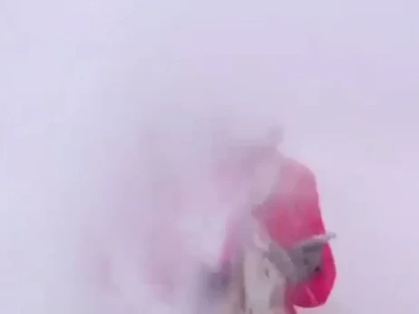 Тракторист випадково засипав медійницю снігом під час зйомок сюжету про негоду в Києві