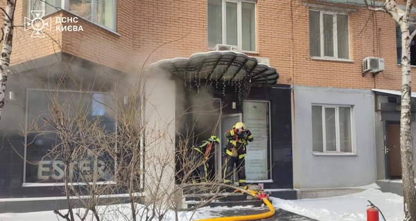 В Киеве в салоне красоты загорелся генератор