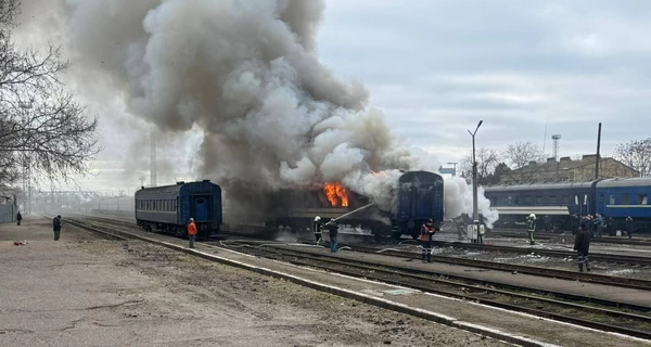 Росія вдарила по потягу в Миколаєві - травмовано працівника Укрзалізниці