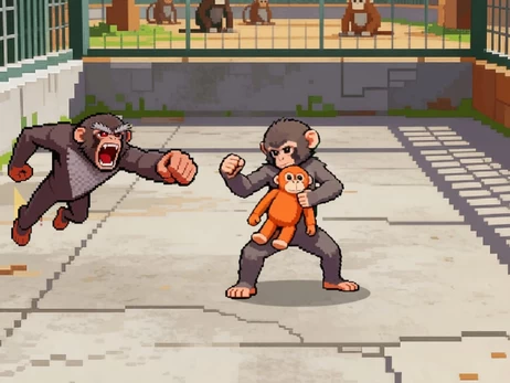 Вирусная обезьянка Панч стала героем бесплатной веб-игры