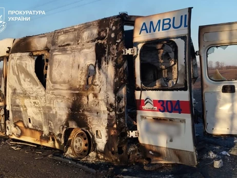 На Харьковщине под обстрел попала бригада скорой помощи, погибли двое медиков