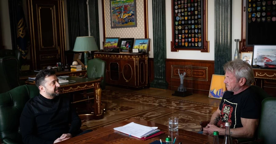 «Завдяки тобі ми знаємо, що таке справжній друг» - Зеленський зустрівся з Шоном Пенном