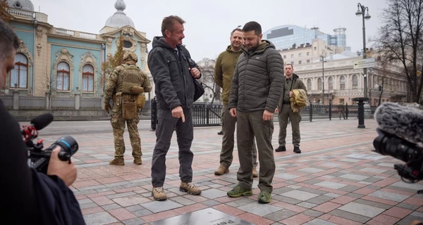 Історія дружби Володимира Зеленського та Шона Пенна