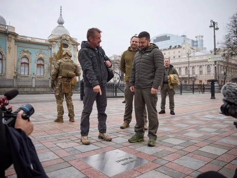 Історія дружби Володимира Зеленського та Шона Пенна