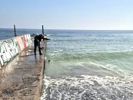В Одессе зафиксировано загрязнение моря – на воде желтые пятна с запахом подсолнечного масла