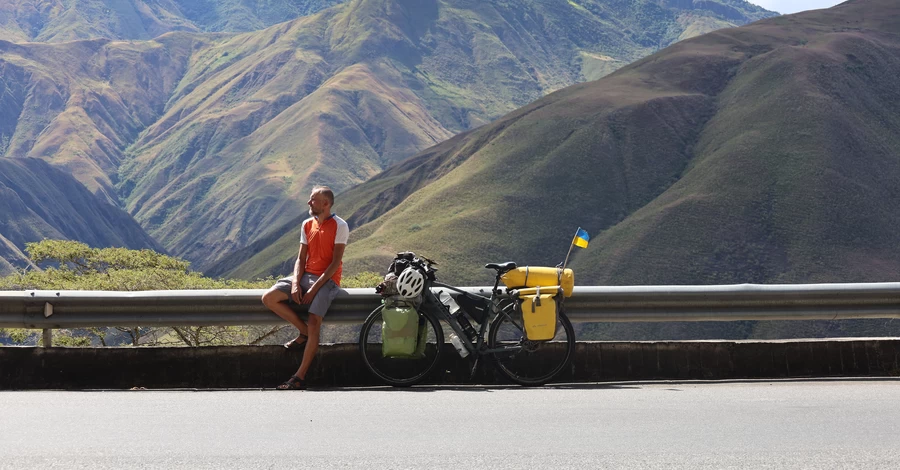 5 континентів за 3 роки: українець Володимир Муляр їде навколо світу на велосипеді