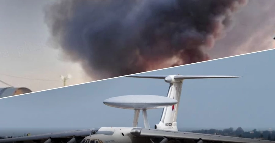 Силы обороны повредили российский самолет А-50 на авиаремонтном заводе в РФ