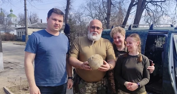 В Переяславе военные нашли кость мамонта возрастом 25 тысяч лет