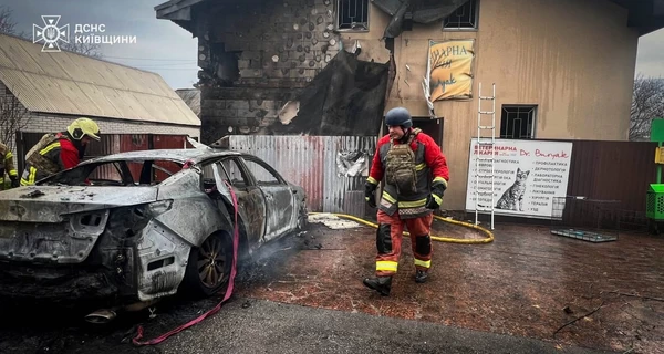 Російський дрон знищив ветеринарну клініку в Чабанах під Києвом - загинули тварини