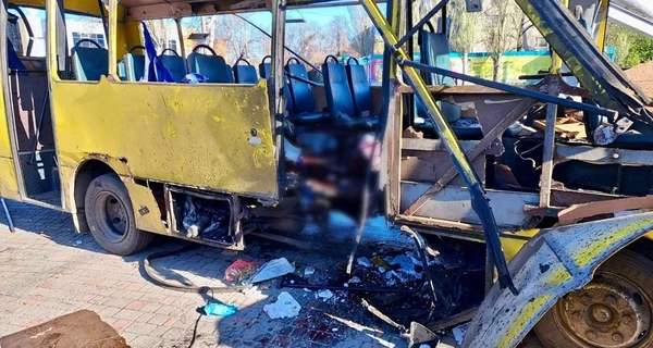 Россияне ударили по автобусу с людьми в Никополе – трое погибших, много раненых