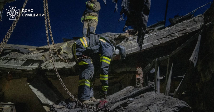 Кількість поранених внаслідок удару РФ по Сумах зросла до 16 осіб, серед них – дитина