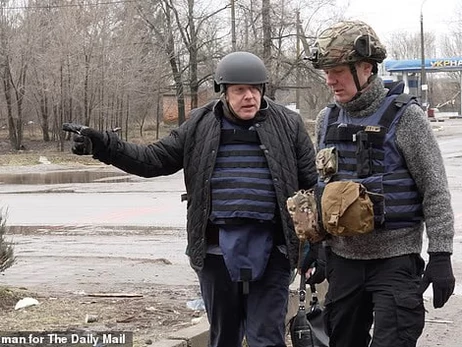 Борис Джонсон посетил позиции ВСУ на Запорожье