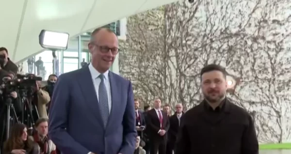 Зеленский в Берлине встретился с Мерцем  