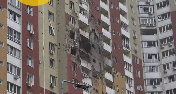 Росія зранку знову вдарила по Києву - дрон влетів у 18-поверхівку на Виноградарі