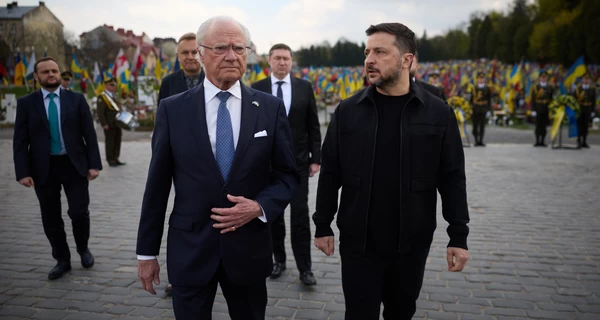 Король Швеції Карл XVI Густав прибув до України вперше від початку повномасштабної війни