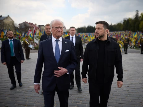 Король Швеции Карл XVI Густав прибыл в Украину впервые с начала полномасштабной войны