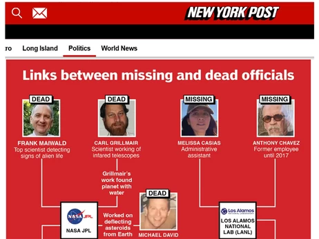 Почему в США пропадают ученые: 10 исчезновений, версии заговора и мнение Трампа