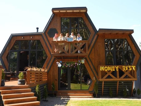 Пчелы в шоке: дом-соты для отдыха попал в Книгу рекордов Украины