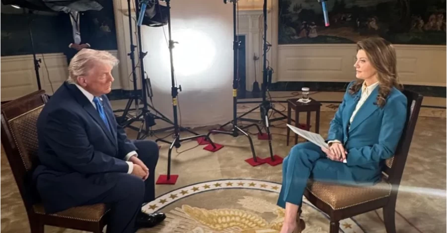 Трамп різко відповів на звинувачення стрільця і ведучій CBS: “Ви ганьба”