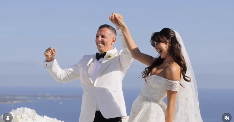 Українсько-грузинське весілля в Каннах - на розкішній віллі гостей розважали Рікі Мартін, Меладзе та Галкін