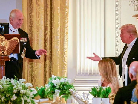 Чарльз III пошутил над реконструкцией Белого дома, сравнив ее с поджогом британцами президентской резиденции