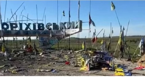 Россияне обстреляли символ Запорожской области – Ореховскую стелу