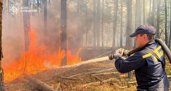Лісова пожежа у Чорнобилі продовжує поширюватися, цьому сприяє погода
