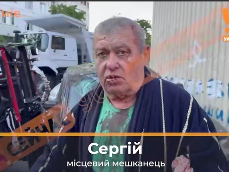 Пострадавший во время атаки РФ на Киев: Все горело, люди кричали