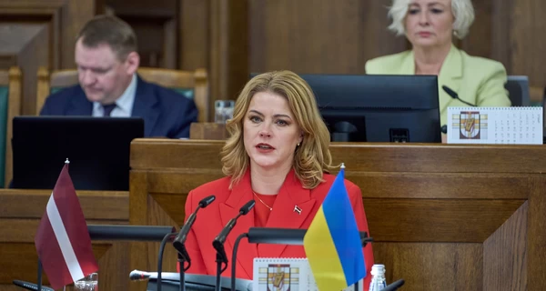 Прем'єр-міністр Латвії подала у відставку через два дрони, що залетіли до країни