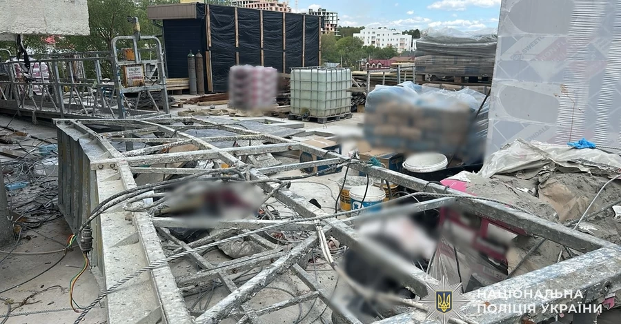 На стройке во Львове трое мужчин погибли, упав с высоты 15-го этажа