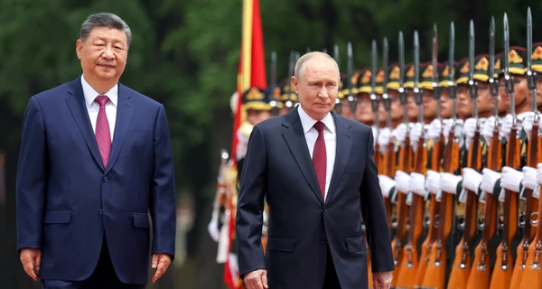 Путін вп'яте з початку вторгнення прибув до Китаю і зустрівся із Сі Цзіньпінем