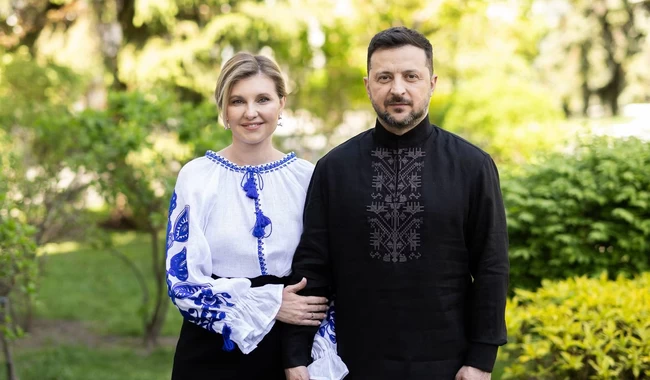 Президент и первая леди поздравили украинцев с Днем вышиванки
