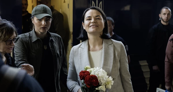 Светлана Тихановская впервые приехала в Киев с официальным визитом