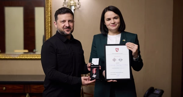 Зеленский встретился с Тихановской в ​​Киеве и пошутил над Лукашенко