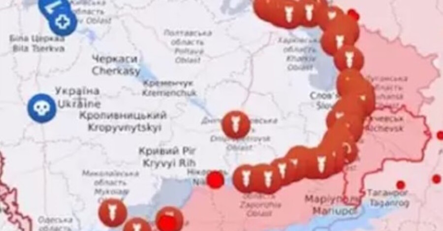 Мапа бойових дій в Україні 02.06.2026